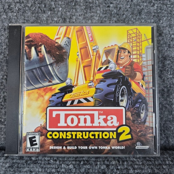 Tonka Construction 2 PC CD ROM Game Vintage Windows 95/98 Infogrames Hasbro - Picture 1 of 4